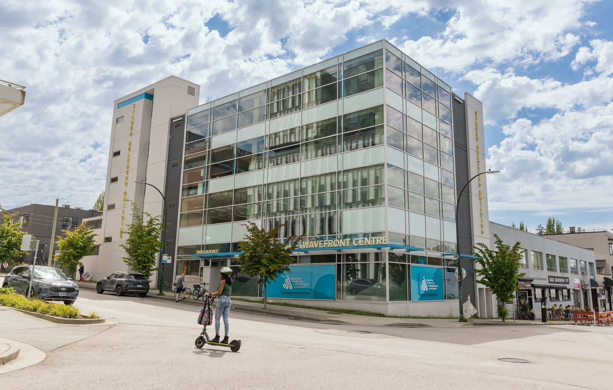 Outside view of the Wavefront Centre building in Mount Pleasant